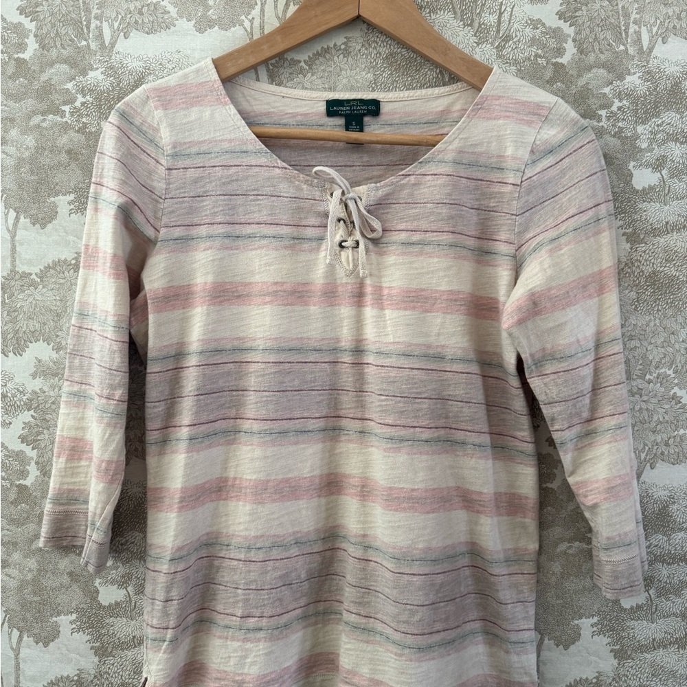 Ralph Lauren stripped 100% cotton top